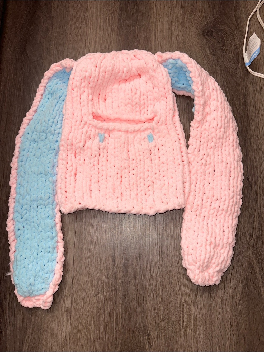 Unisex Pink & Light Blue Bunny Ear Knit Hat

Knitted Beanies Hat Warm Balaclava